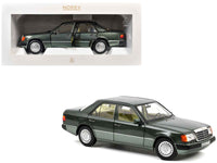 1990 Mercedes-Benz 230 E Night Green Metallic with Green Interior 1/18 Diecast Model Car by Norev
