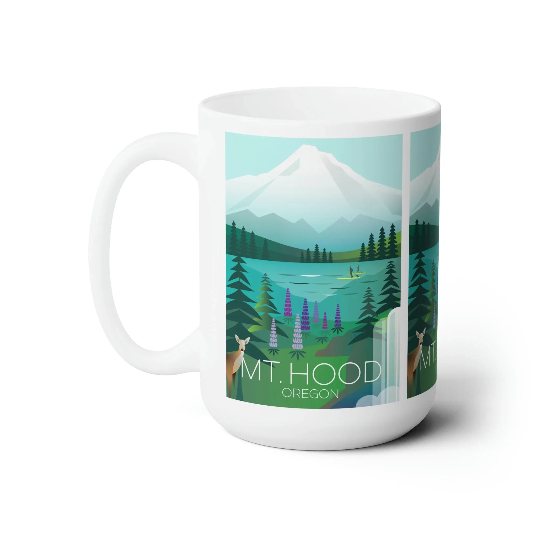 Mount Hood Ceramic Mug 11oz or 15oz - BIG FRENCHIES
