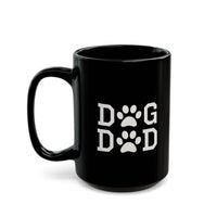 Dog Dad Black Mug