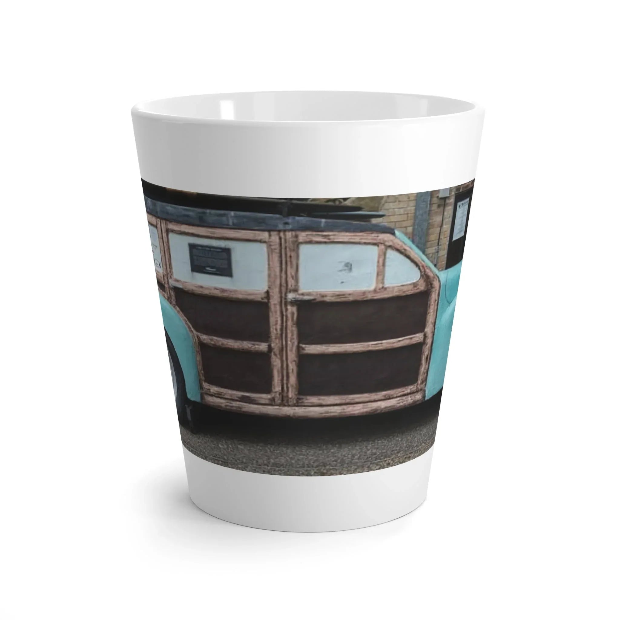 Vintage Woodie Latte Mug - BIG FRENCHIES