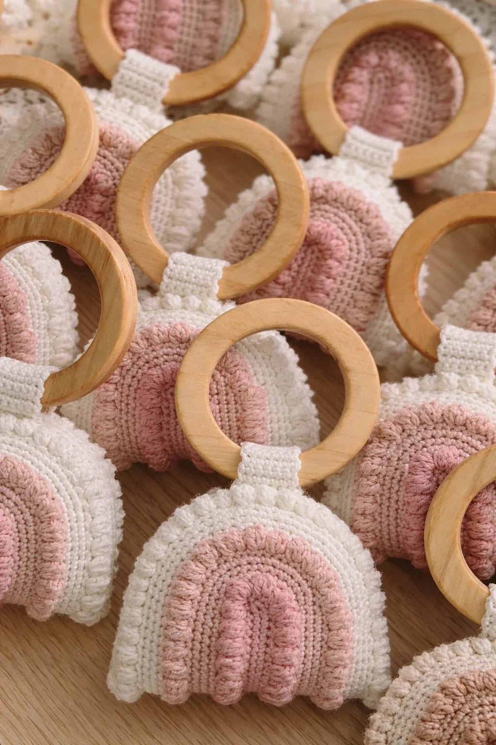 Pastel Rainbow Rattle - BIG FRENCHIES