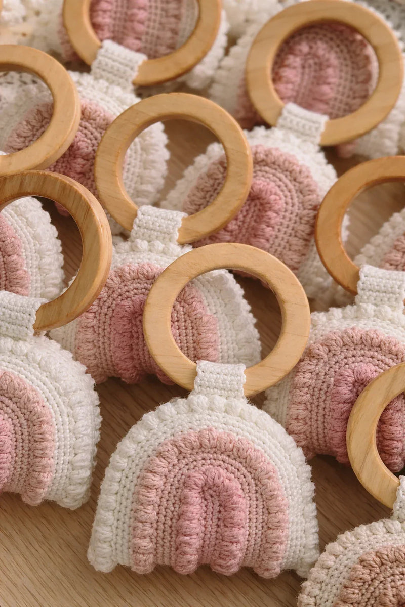 Pastel Rainbow Rattle - BIG FRENCHIES