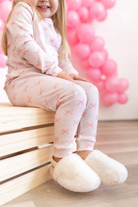 Blushing Bows 2pc Bamboo Pajamas - BIG FRENCHIES