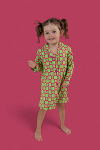 WILD DAISY CHECKERS GIRL'S DREAM GOWN