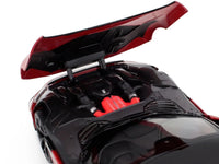 2024 Ferrari 12Cilindri Rosso Corsa Red with Black Top 1/18 Diecast Model Car by Polistil