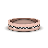 Mens Wave Comfort Fit Wedding Ring
