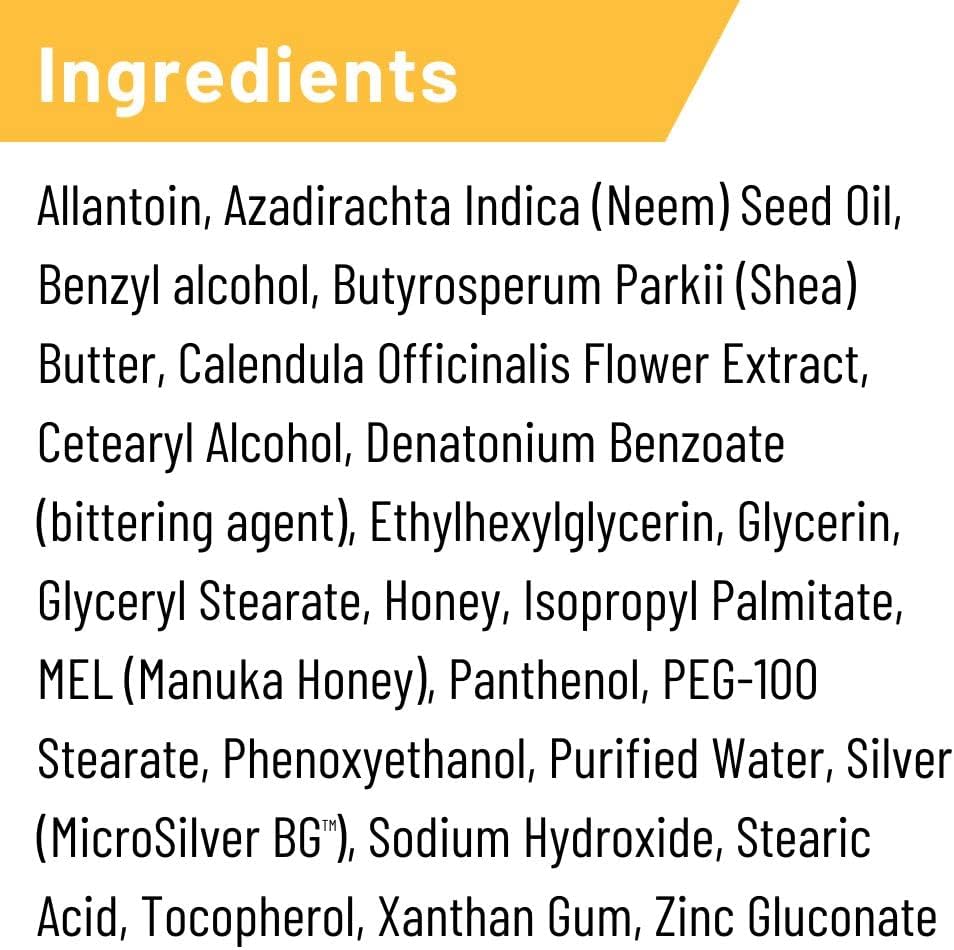 Absorbine Silver Honey Dog Hot Spot Wound Care Manuka Honey Antibiotic-Free 2 oz.