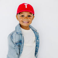Red Letter Baseball Hat - BIG FRENCHIES