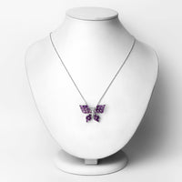 3.90 Carat Genuine Amethyst .925 Sterling Silver Pendant