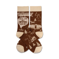 These Are My Camping Socks