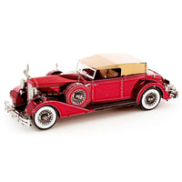 1934 Packard Twelve Convertible 3D Steel Model Kit Metal Earth