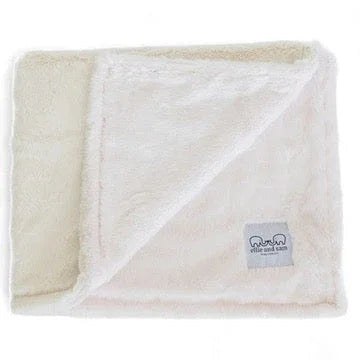 Luxury Duo Borderless Blanket - Pink/Ivory - BIG FRENCHIES