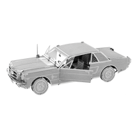 1965 Ford Mustang 3D Steel Model Kit Metal Earth