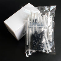 25pcs Luer Slip Tip 1ml Syringes With Caps Are Great For Pet Feeding, Glue, Hobby Crafts, Measurement, And Liquid Refill
