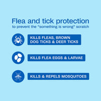 Adams Plus Flea & Tick Spot On 3 Doses 30 Day Control for Large Dogs 31-60lbs