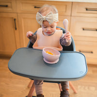 Apricot Suction Bowl and Spoon Set - BIG FRENCHIES