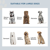 Large Elevated Dog Bowls with Storage Cabinet Containing Large 44L Capacity, Raised Dog Bowl Stand Pet Food Bowl Pet Fee