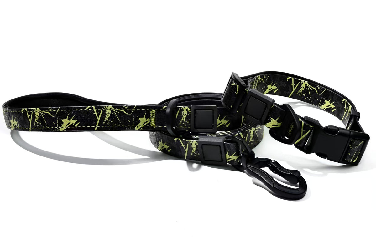 UV Printing Camouflage Embossed Pet Leash Set Is A Perfect Combination Of Style And Functionality Specially Designed For