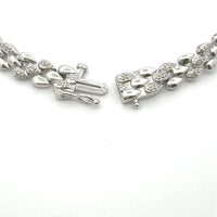 Genuine .25ct Diamond Tennis Bracelet Sterling Silver