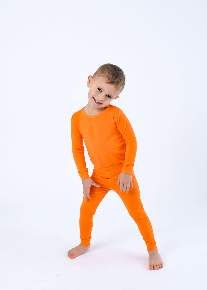 Pumpkin | Long Sleeve Pajamas - BIG FRENCHIES