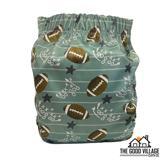 One Size Pocket Diaper - Touchdown