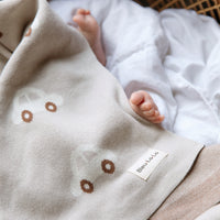 Whimsy Collection - Luxury 100% Cotton Knit Swaddle Baby Blanket