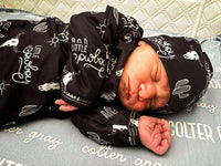 Howdy cowboy gown and headband set - BIG FRENCHIES