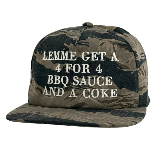 Lemme Get A 4 For 4 Custom Embroidered Hat
