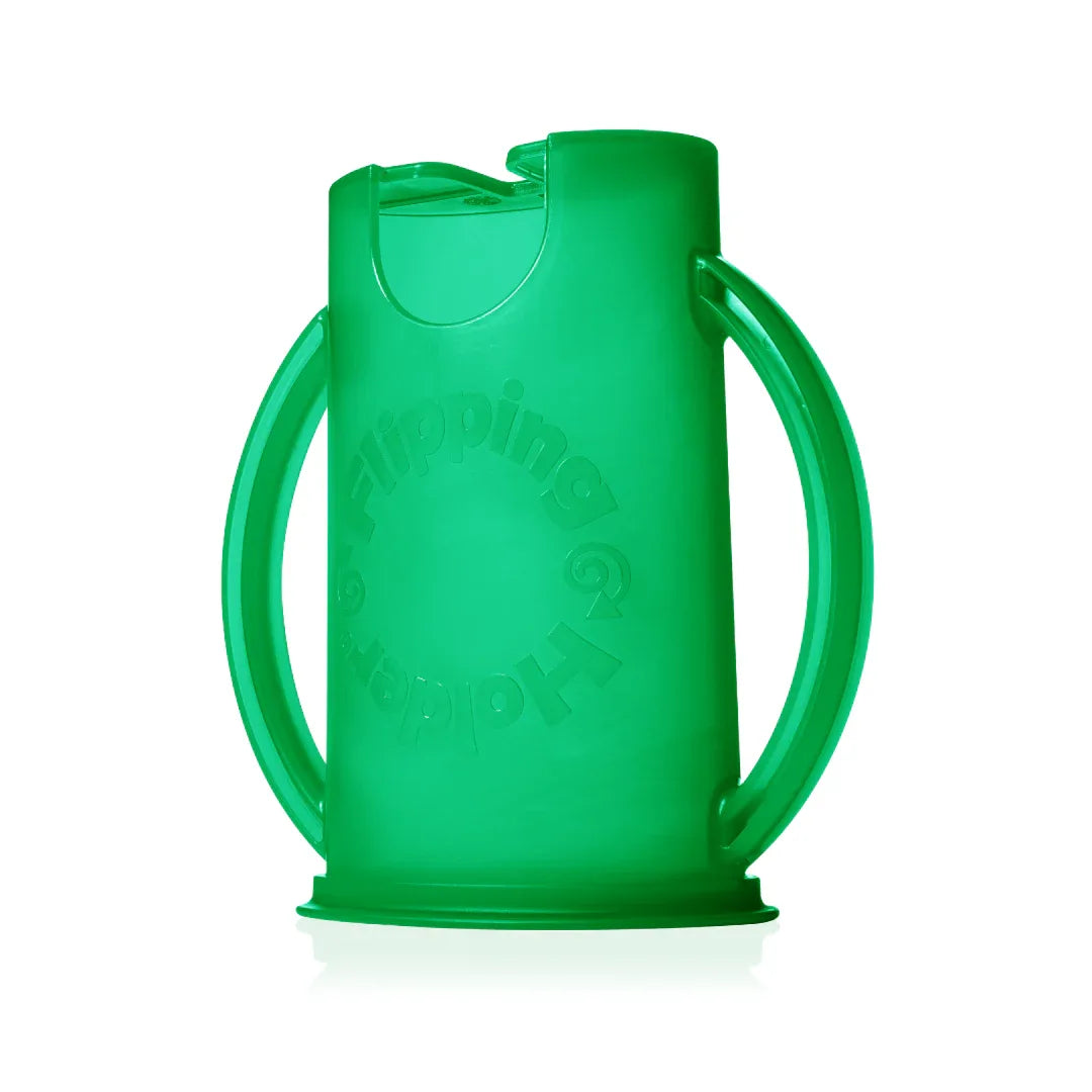 Flipping Holder DELUXE w/ LID (Green) - BIG FRENCHIES
