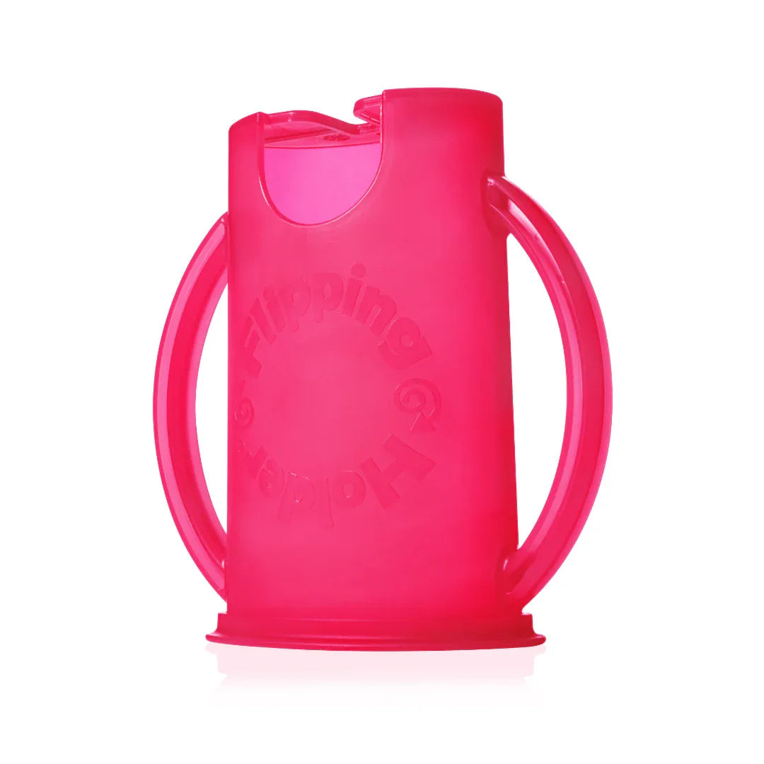 Flipping Holder DELUXE w/ LID (Pink) - BIG FRENCHIES