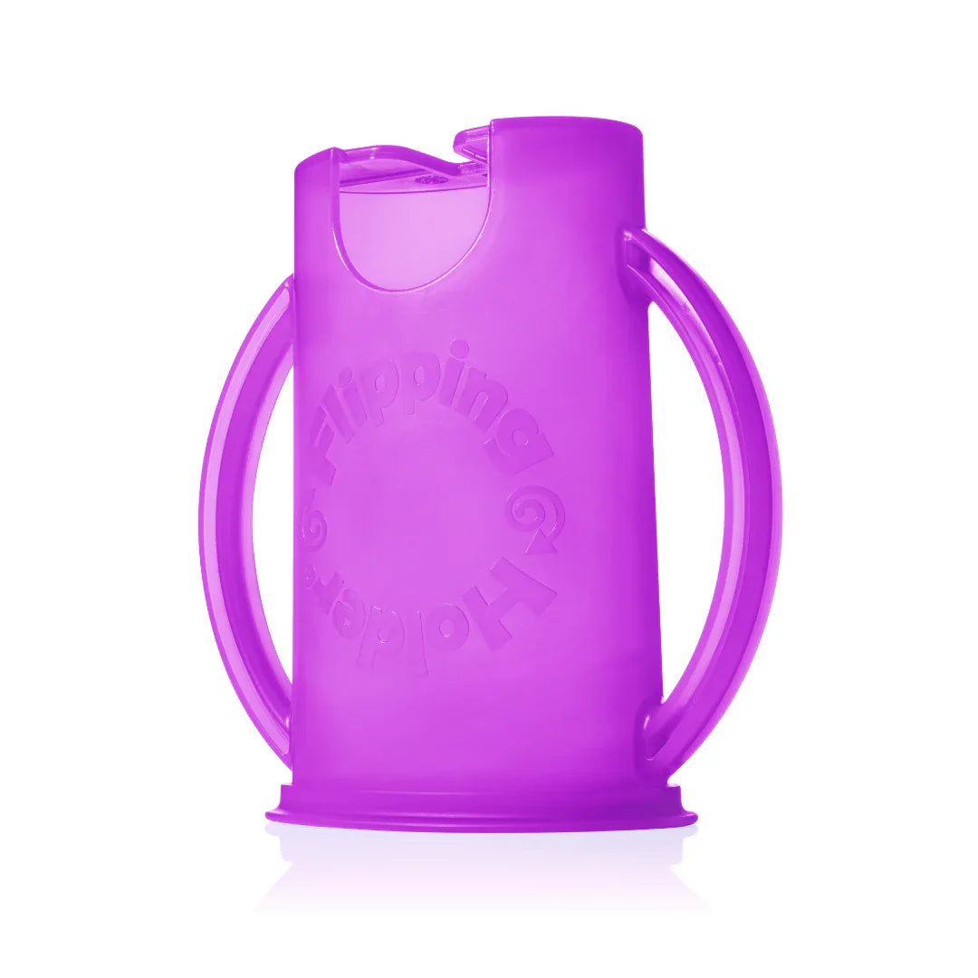 Flipping Holder DELUXE w/ LID (Purple) - BIG FRENCHIES