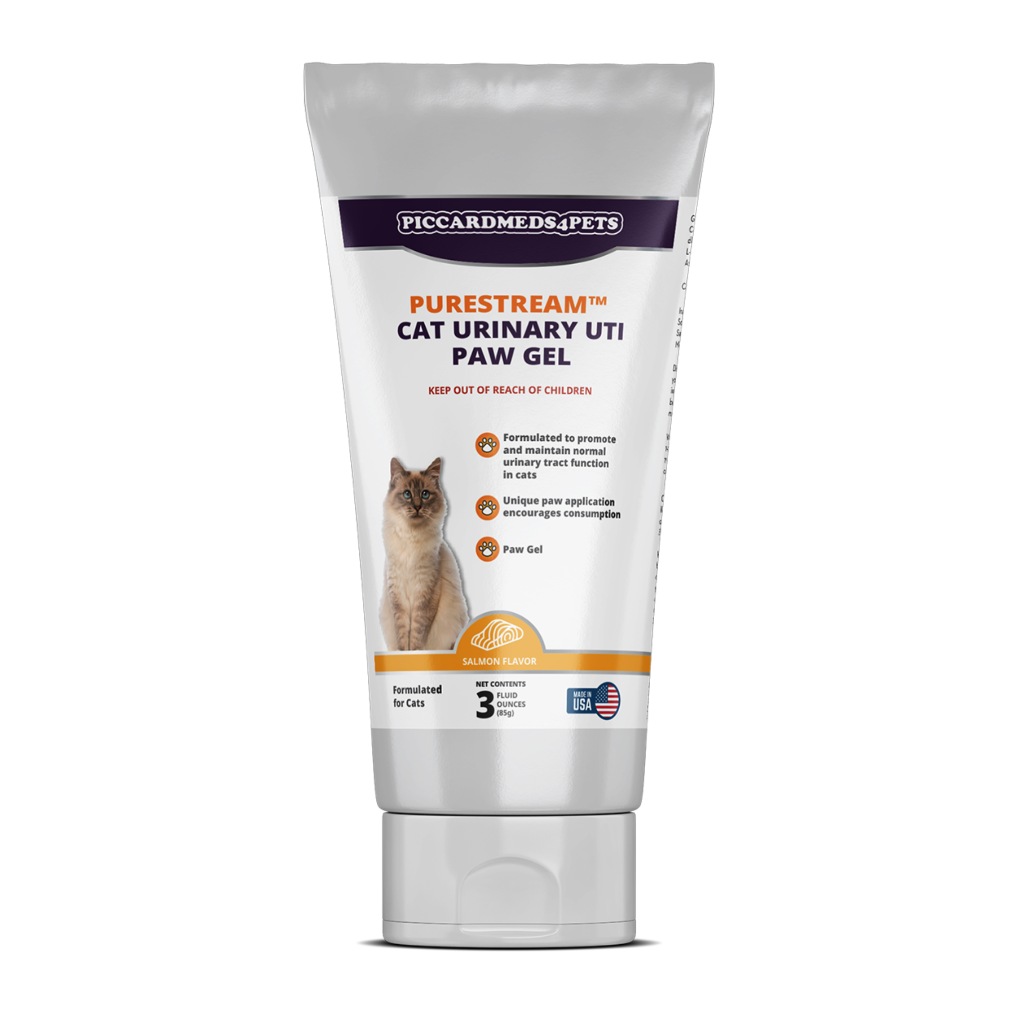 Piccardmeds4pets PureStream Cat Urinary UTI Paw Gel 3 oz.