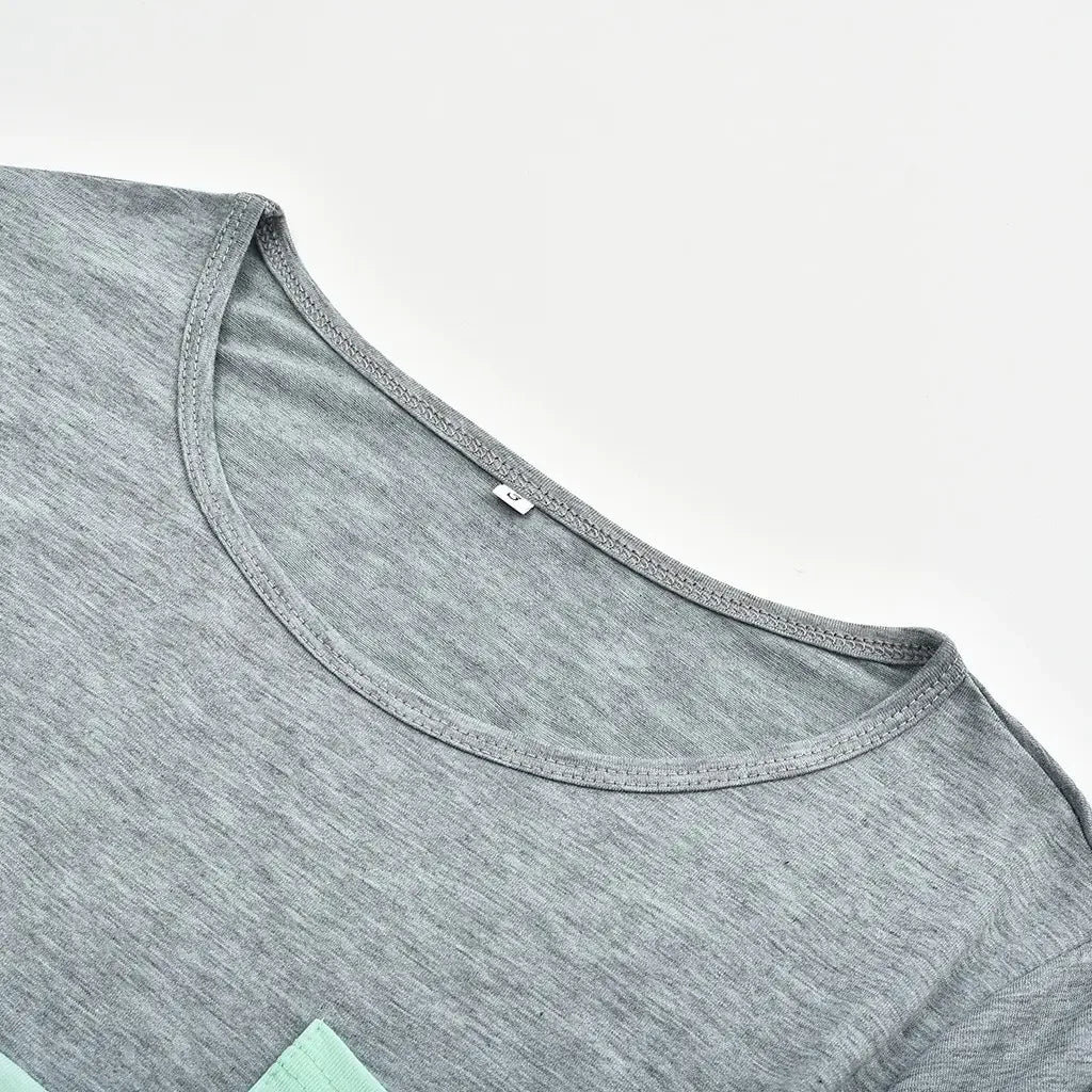 Maternity Nursing T-Shirt with Stitching and Long Sleeves - # BAGE211510102-NURSG - BIG FRENCHIES