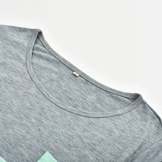 Maternity Nursing T-Shirt with Stitching and Long Sleeves - # BAGE211510102-NURSG - BIG FRENCHIES