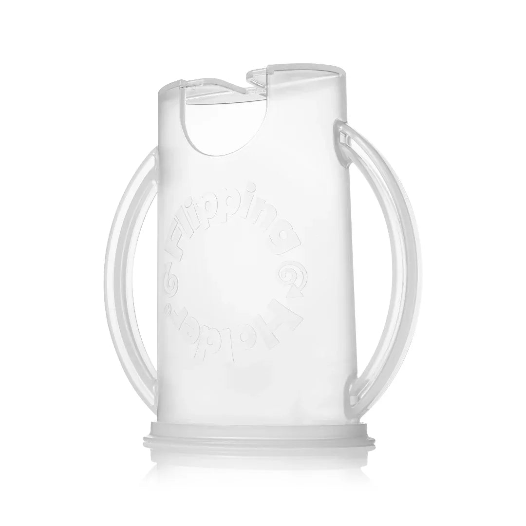 Flipping Holder DELUXE w/ LID (White) - BIG FRENCHIES