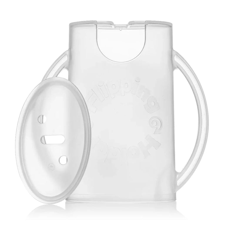 Flipping Holder DELUXE w/ LID (White) - BIG FRENCHIES