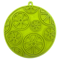 Citrus Design eMat - Enrichment Lick Mat For Dogs and Cats - with Suction Cups | USA Made - BIG FRENCHIES