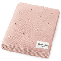 Organic Pointelle Luxury Knit Swaddle Blanket