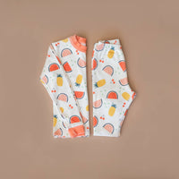 Caribbean Fruit Delight Organic cotton Pajamas - BIG FRENCHIES