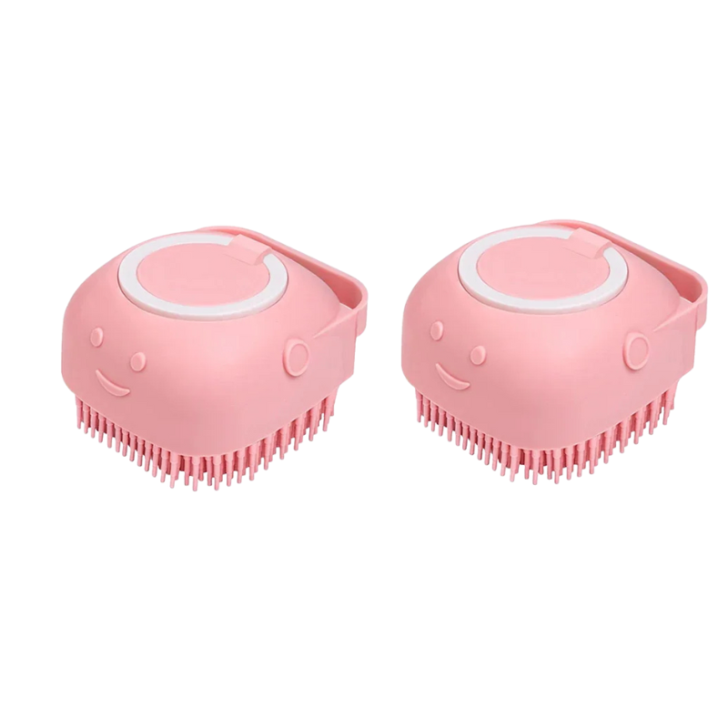 Pet Bathing Brush with Shampoo Dispenser - BIG FRENCHIES