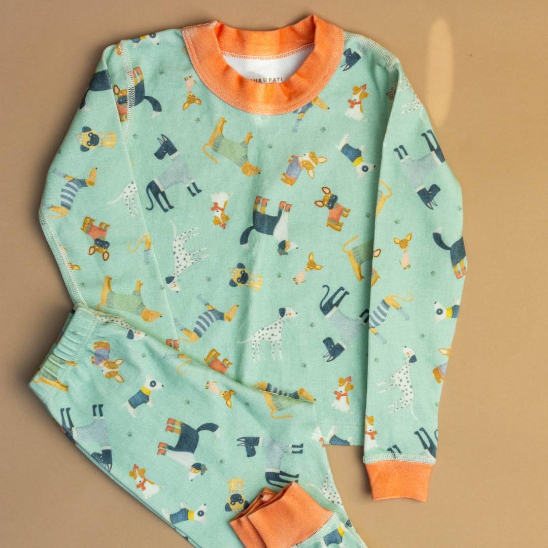 New Dogs Organic Pajamas - BIG FRENCHIES