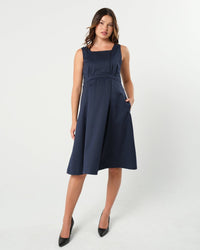 INTO THE BLUE Empire Maternity & Nursing Dress (Regular & Petite) - BIG FRENCHIES