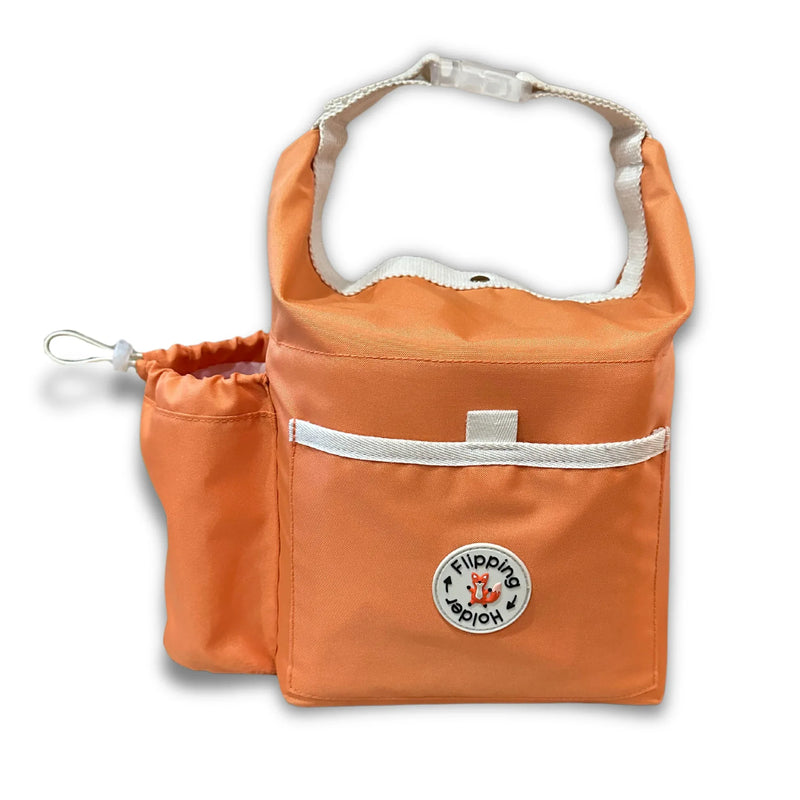Thermal Tote with Bottle Pocket | easy carry-all bag, clip handle for convenient attachment - BIG FRENCHIES