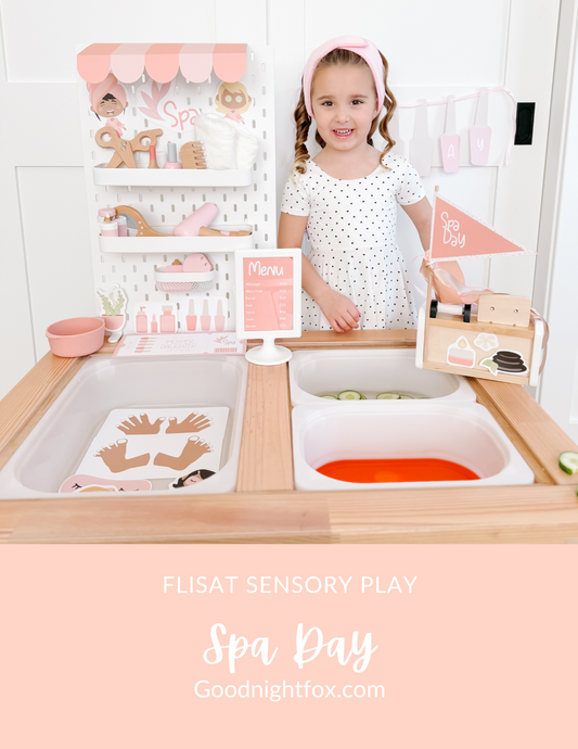 Spa Day Printable Dramatic Play