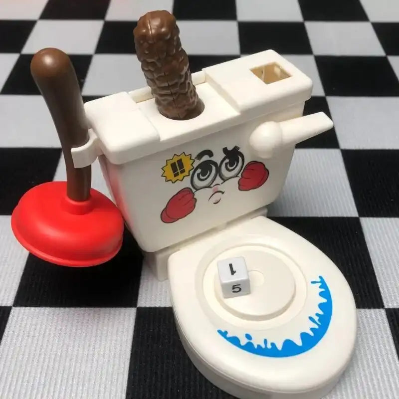 MEACAOFG Jet Toilet Trick Toy Funny Casual Party Couple Interactive Game Trick Party Entertainment Toy