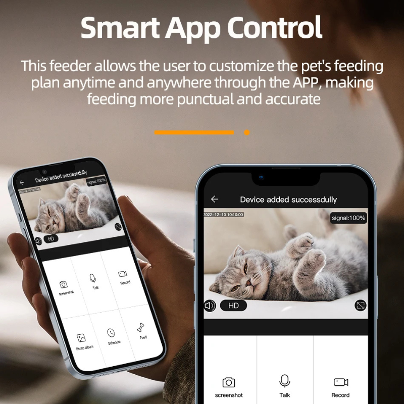 Smart Cat Feeder Camera for Automated Pet Care - BIG FRENCHIES