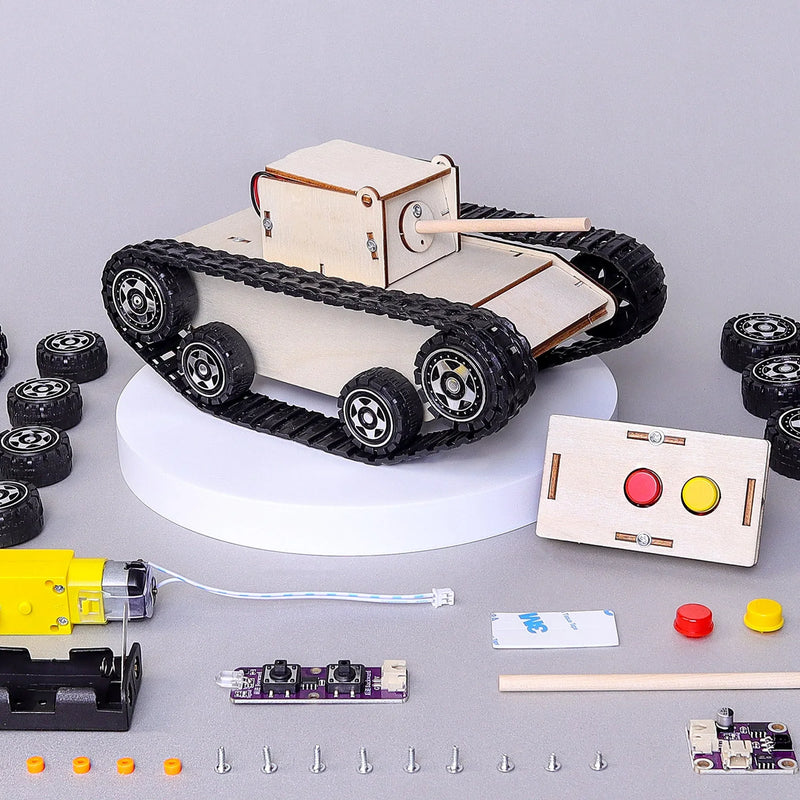 Remote-Controlled Tank DIY Kit, Educational STEM Toy - BIG FRENCHIES