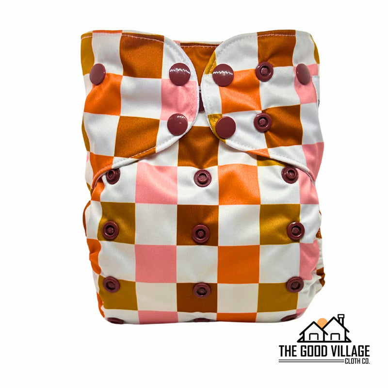 One Size Pocket Diaper - Harvest Belle - BIG FRENCHIES