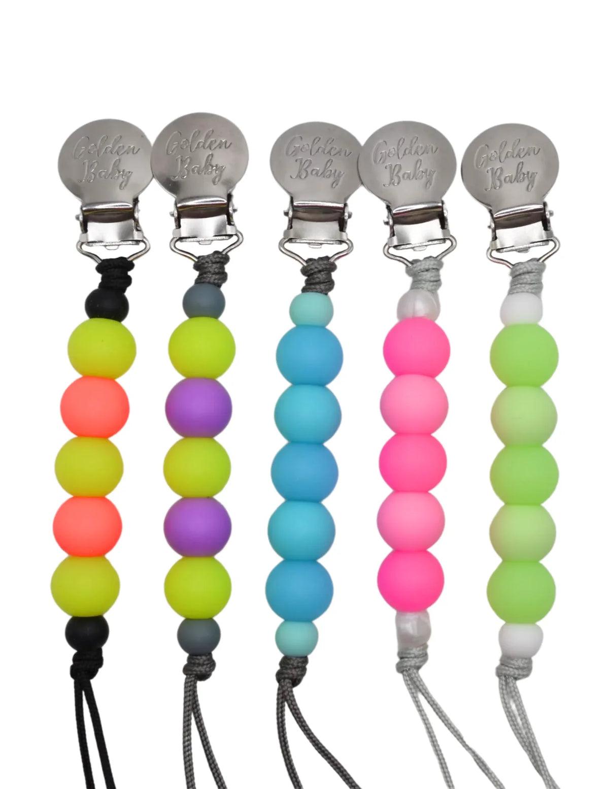 Glow in the Dark Pacifier Clip // Pink - BIG FRENCHIES
