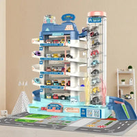 MEACAOFG Garage Cars Toys Elevator _ Parking Cars Toy Elevator _ Rotating Parking Lot Toy - Car